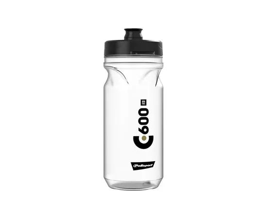 Велофляга Polisport C600 (clear and black, прозрачная), Цвет: прозрачный, Объём: 600