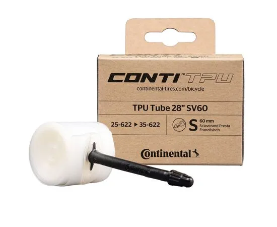 Велосипедная камера Continental TPU 28" 25/35-622, S60 (Presta)