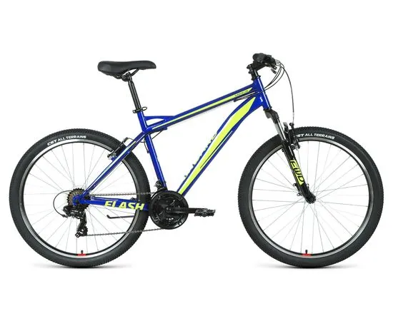 Велосипед Forward FLASH 26 1.2 S (синий/ярко-зеленый), Цвет: синий, Размер рамы: 15"