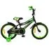 Детский двухколёсный велосипед Favorit BIKER 16" (чёрный/зелёный), Цвет: зелёный