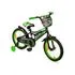 Детский двухколёсный велосипед Favorit BIKER 16" (чёрный/зелёный), Цвет: зелёный, изображение 2