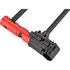 Велозамок скоба на ключ ABUS Ultimate 420/170HB 230х100 мм + US с кронштейном 05-0039631 (красно-чёрный), изображение 3
