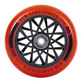 Колесо 110 мм STG TW-16 для трюкового самоката с подшипником ABEC-9 (чёрный с красным), Цвет: красный