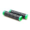 Грипсы HL-G35B L-120 (чёрный/зелёный), Цвет: зелёный