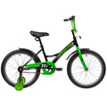 Велосипед Novatrack Strike 20" (черный-зелёный), Цвет: зелёный