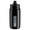 Велобутылка Elite FLY 550мл (чёрная/серый логотип), Цвет: черный, Объём: 550
