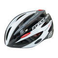 Шлем велосипедный Force ROAD (черно-бело-серый), Цвет: серый, Размер: 55-58