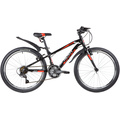 Велосипед Novatrack Prime 18.V 24" (чёрный), Цвет: черный, Размер рамы: 13"