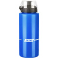 Велофляга STG DC-BT-54 600мл с защитной крышкой (синяя/белая), Цвет: синий, Объём: 600