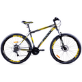 Велосипед AIST Quest Disc 29" (черно-желтый), Цвет: графитовый, Размер рамы: 17,5"