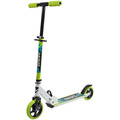 Городской самокат Novatrack JUNGLE 145 Steel (бело-зеленый), Цвет: салатовый