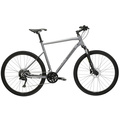 Велосипед KROSS Evado 5.0 M 28 (графитовый/чёрный матовый), Цвет: серый, Размер рамы: L