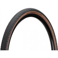 Покрышка Pirelli Cinturato Gravel Hard TLR 35-622 (черно-коричневый, 700x35C), Цвет: коричневый, Ширина: 1.35" (35 мм)