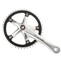 Система M-WAVE SingleSpeed 165 мм 1/2х1/8 44T 5-350640 (серебристый/чёрный), Цвет: серый, Количество зубьев: 44, Длина: 165, Тип крепления: квадрат