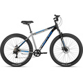 Велосипед SITIS CROSSER 7SP 29" (2025, Black-Grey-Blue), Цвет: серый, Размер рамы: 21"
