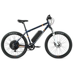 Электровелосипед Forward CYCLONE PLUS 26 E-500 (темно-синий), Цвет: синий, Размер рамы: 17"