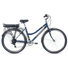 Электровелосипед Forward OMEGA 28 E-250 (тёмно-синий)
