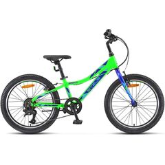 Детский велосипед Stels Pilot 250 Gent 20" (неоновый/зелёный), Цвет: салатовый, Размер рамы: 10"