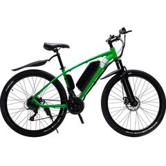Электровелосипед FURENDO E-X5 350 (люминесцентно-зеленый), Цвет: зелёный