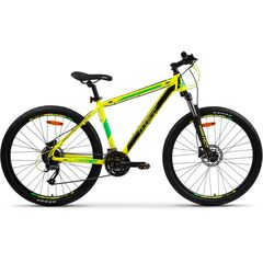 Велосипед AIST Slide 3.0 27.5 (жёлто-чёрно-зелёный), Цвет: жёлтый, Размер рамы: 20"