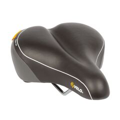 Седло велосипедное комфортное с амортизаторами VELO PLUSH TOUR AIR 5-250110 (чёрно-серый)