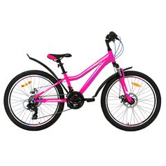Велосипед AIST Rosy Junior 2.1 24  (розовый), Цвет: розовый, Размер рамы: 14"