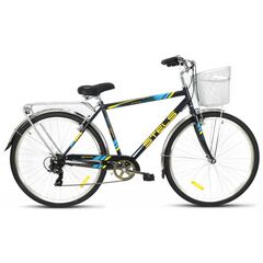 Велосипед Stels Navigator 350 Gent 28" (чёрный), Цвет: черный, Размер рамы: 20"