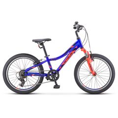 Детский велосипед Stels Pilot 260 Gent 20" (синий/красный), Цвет: красный, Размер рамы: 10"