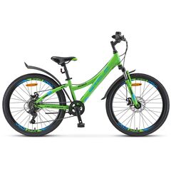 Подростковый велосипед Stels Navigator 430 MD 24" (мятный), Цвет: зелёный, Размер рамы: 11,5"