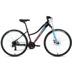 Велосипед Forward JADE 27.5 2.0 D (черный/розовый), Цвет: черный, Размер рамы: 16,5"