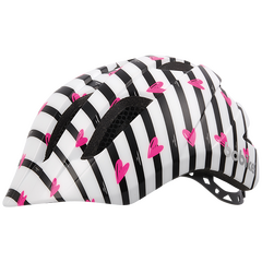 Шлем велосипедный детский Bobike Kids Plus S Pinky Zebra (белый), Цвет: белый, Размер: 52-56