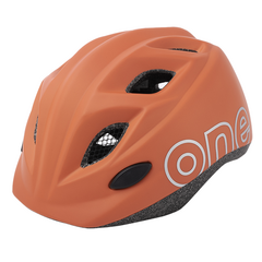Шлем велосипедный Bobike ONE Plus (шоколадно-коричневый), Цвет: оранжевый, Размер: 52-56