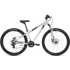 Велосипед Forward TORONTO 26 2.2 D (серебристый/черный), Цвет: серый, Размер рамы: 13"