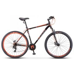 Велосипед Stels Navigator 700 MD 27.5" (чёрный/красный), Цвет: черный, Размер рамы: 21"