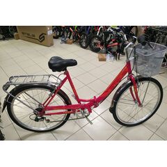 Складной велосипед Stels Pilot 850 26" (малиновый), Цвет: розовый, Размер рамы: 19"