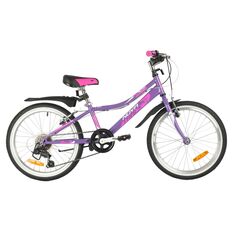Велосипед Novatrack Alice 6.V 20" (фиолетовый), Цвет: фиолетовый