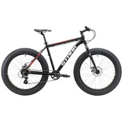 Велосипед Stark Fat 26.2 D (чёрный/красный), Цвет: черный, Размер рамы: 20"