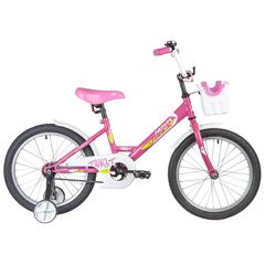 Велосипед Novatrack Twist 18" (розовый), Цвет: розовый