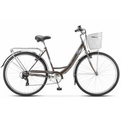 Велосипед Stels Navigator 395 28" (золотисто-серый металлик), Цвет: графитовый, Размер рамы: 20"