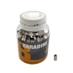Наконечник оплётки троса тормоза BARADINE CAPBC01 (серебристый)