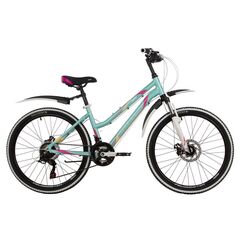Велосипед Stinger Laguna D 24" (зелёный), Цвет: зелёный, Размер рамы: 12"