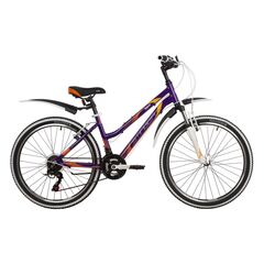 Велосипед Stinger Laguna 24" (фиолетовый), Цвет: фиолетовый, Размер рамы: 12"