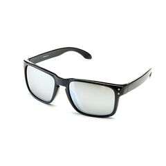 Очки солнцезащитные 2K S-14009-E (чёрный глянец / серебристый revo), Цвет: серый