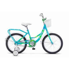 Детский велосипед Stels Flyte 18" (морская волна), Цвет: бирюзовый, Размер рамы: 12"