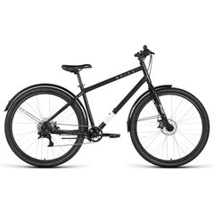 Велосипед Forward SPIKE 29 D (черный/серебристый), Цвет: черный, Размер рамы: 18"