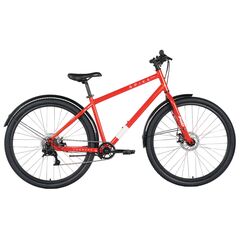 Велосипед Forward SPIKE 29 D (красный/белый), Цвет: красный, Размер рамы: 18"