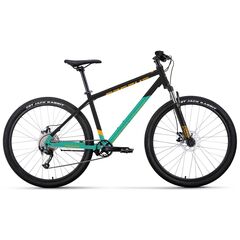 Велосипед Forward APACHE 29 2.0 D (черный/бирюзовый), Цвет: бирюзовый, Размер рамы: 17"