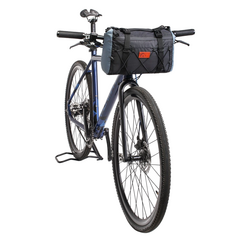 Сумка на руль велосипеда Tim Sport EVO Bar (черный/серый/соты), Цвет: серый