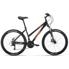 Велосипед Forward IRIS 26 2.0 D (черный/розовый), Цвет: черный, Размер рамы: 17"