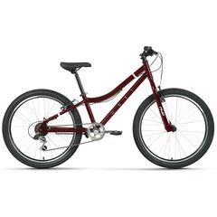 Велосипед Forward UNIT 24 1.0 (темно-красный/белый), Цвет: красный, Размер рамы: 12"